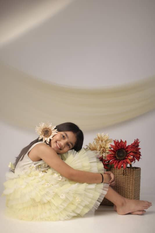 Yellow Faye Princess dress