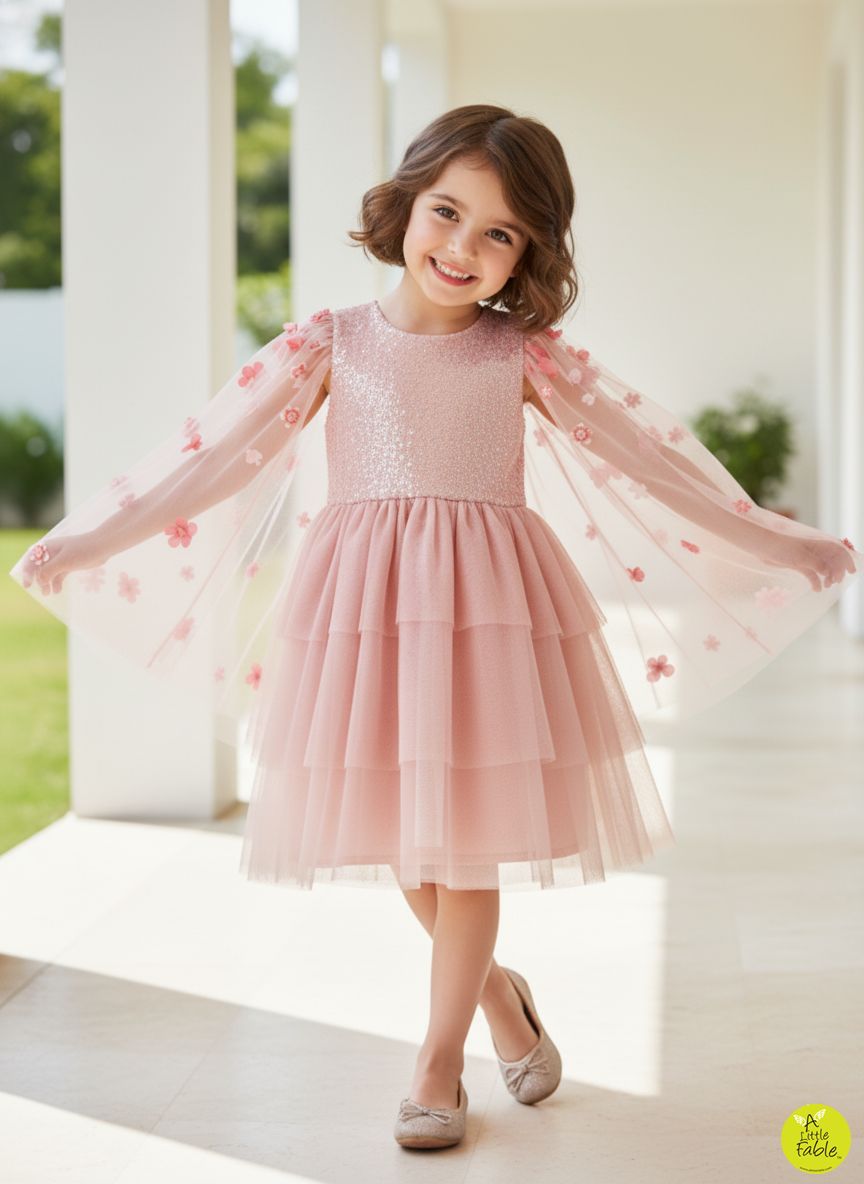 Flutterbelle Pink dress