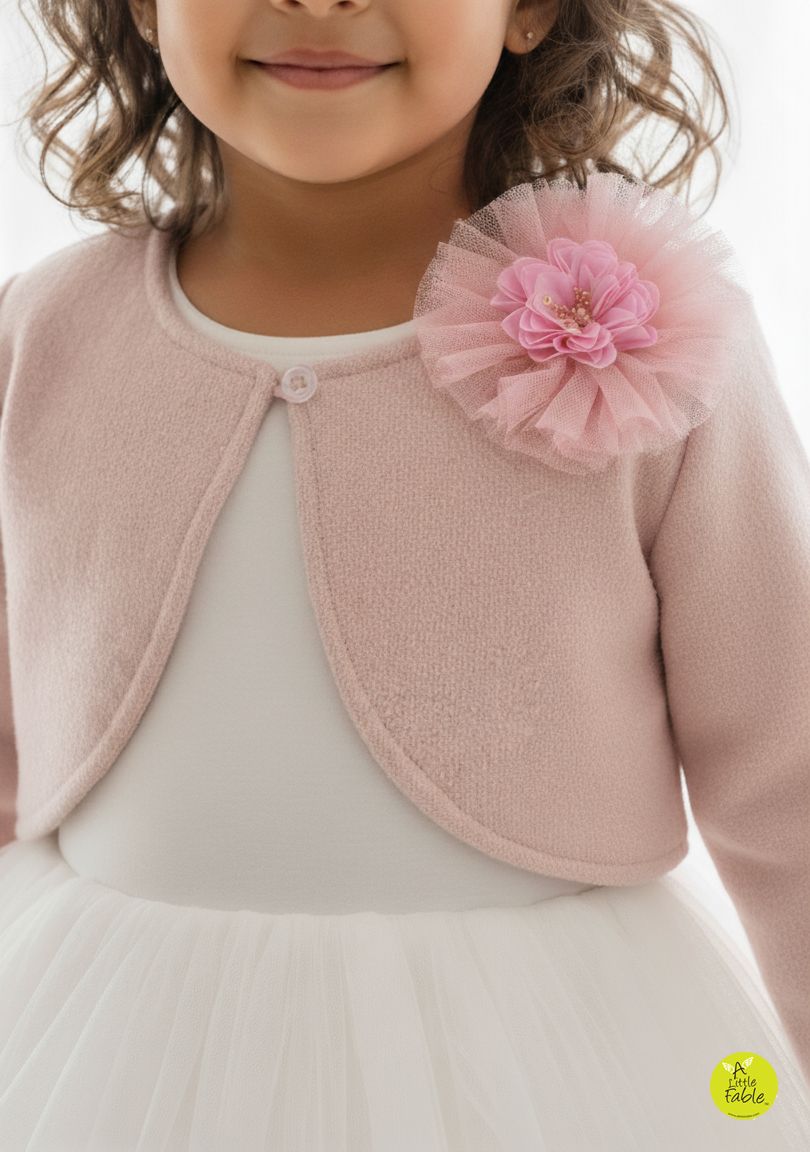 Strawberry Fleur Shrug