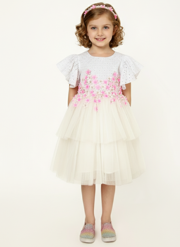 White Bubblegum Dress