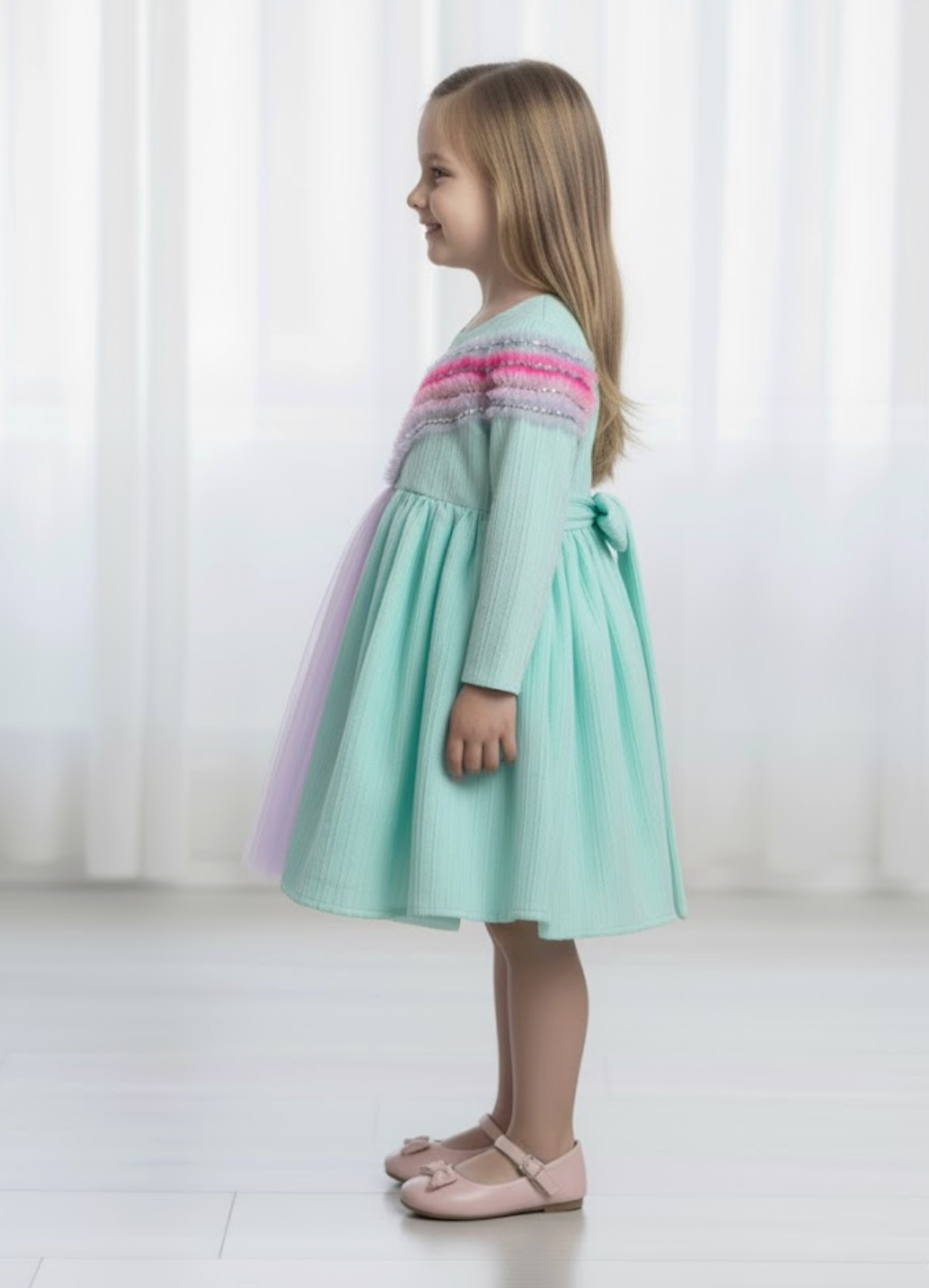 Rainbow Confetti Dress