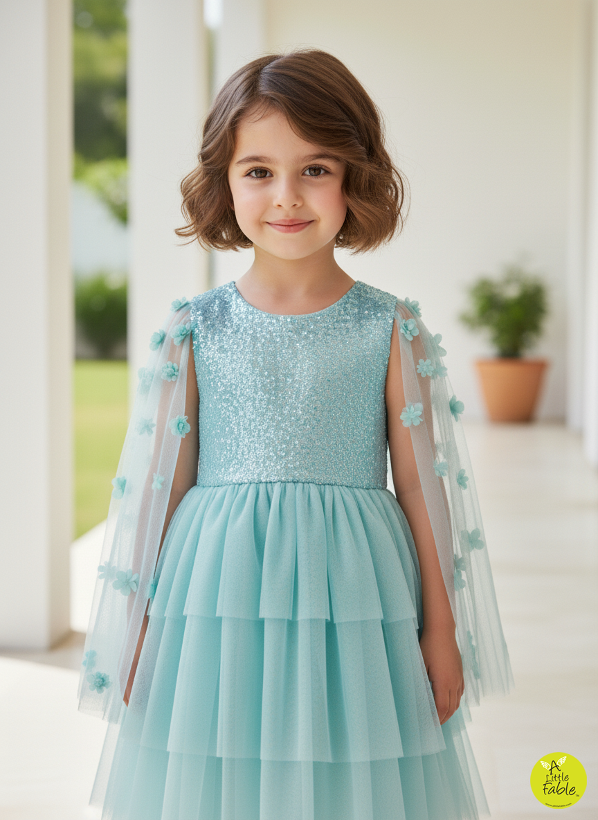 Flutterbelle Blue Dress
