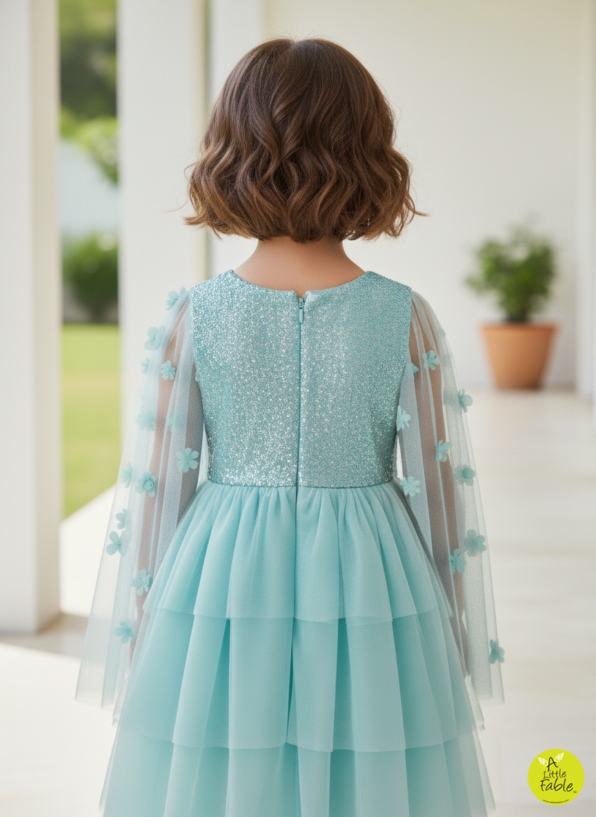 Flutterbelle Blue Dress