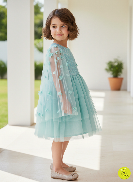 Flutterbelle Blue Dress