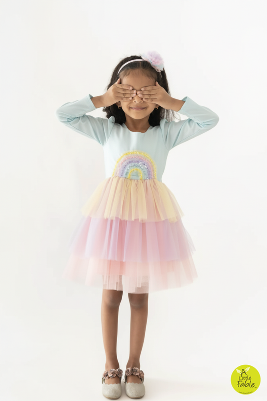 Rainbow Song Full sleeves dress