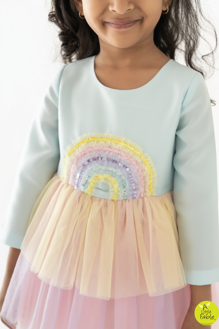 Rainbow Song Full sleeves dress