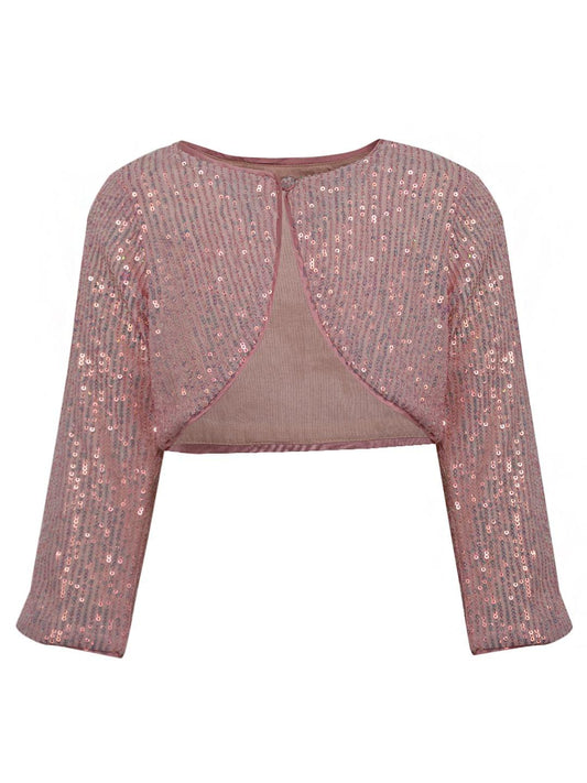 Ruby Shimmer Shrug