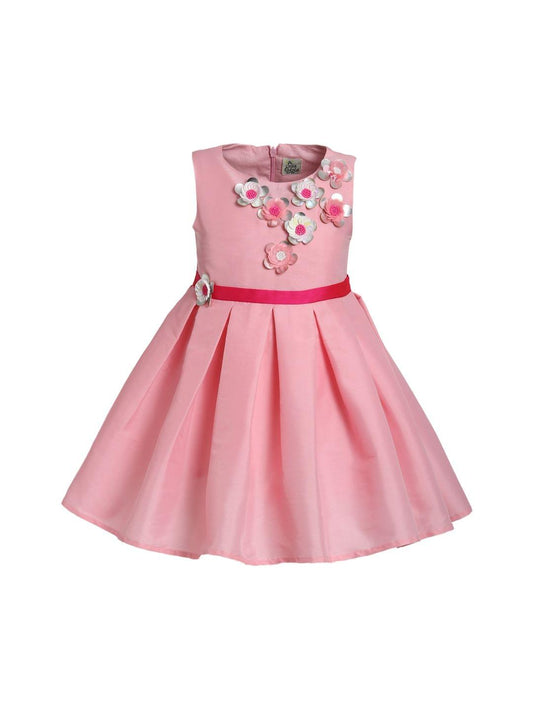 Pink Glazed Flower Dress