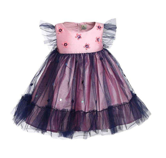 Navy Dreamy Flare Dress