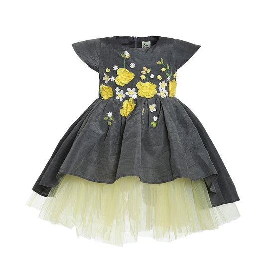Grey Fleur Dress