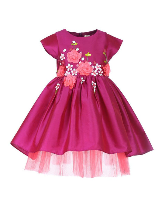 Purple Lafleur Dress