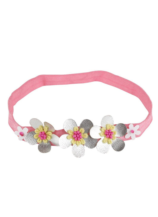 Silver Flower Headband