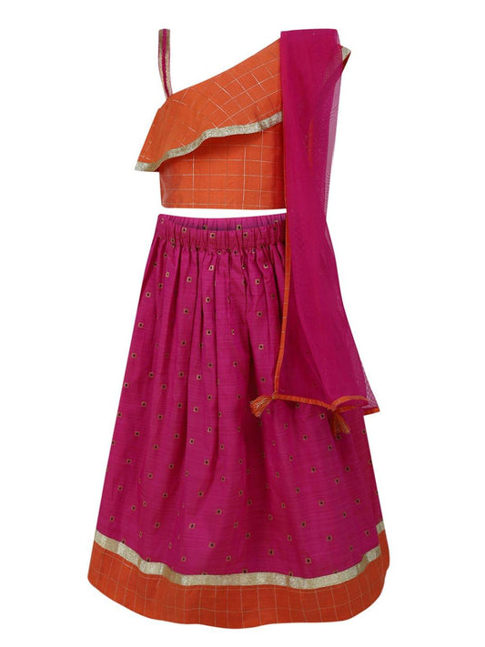Off Shoulder Lehenga
