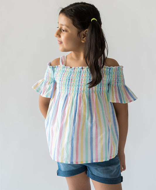 Rainbow Stripe Top