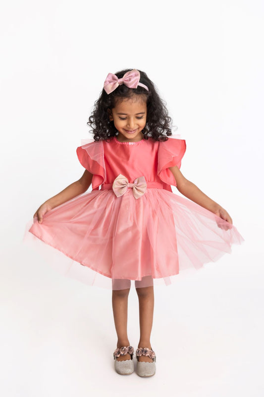 Rose Tulle Dress