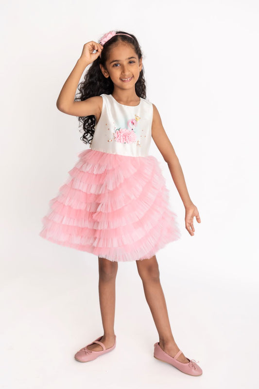 Dreamy Flamningo Dress