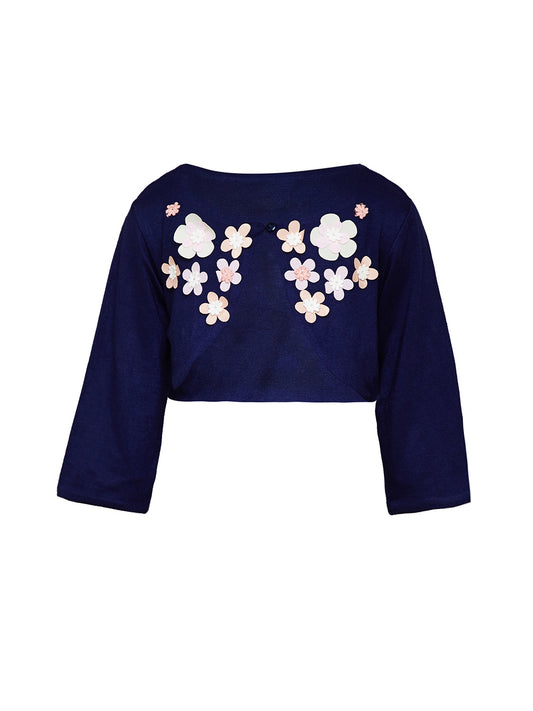 Navy garden shrug