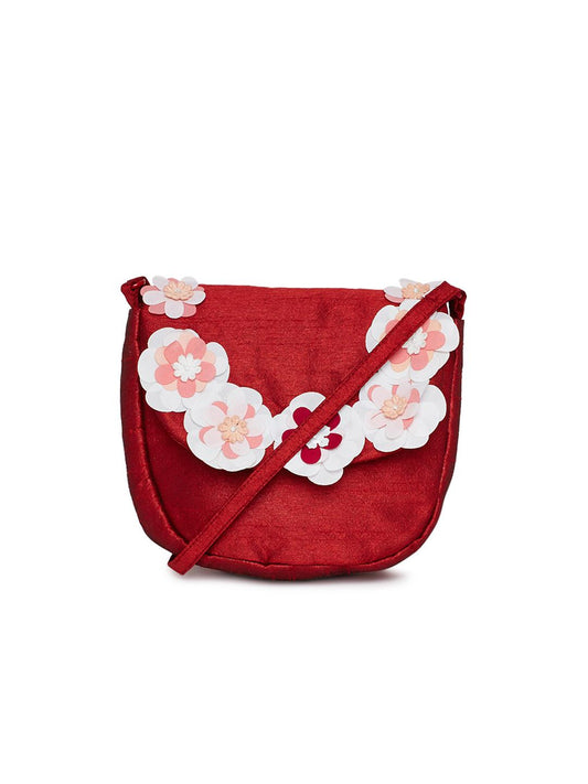 Red 3D Sling Bag