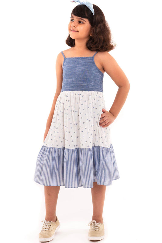 Ditsy Blue Dress