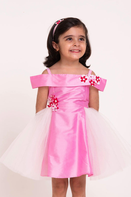 Pink Iris Dress