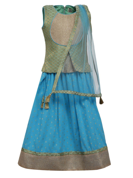 Green Thistle Lehnga
