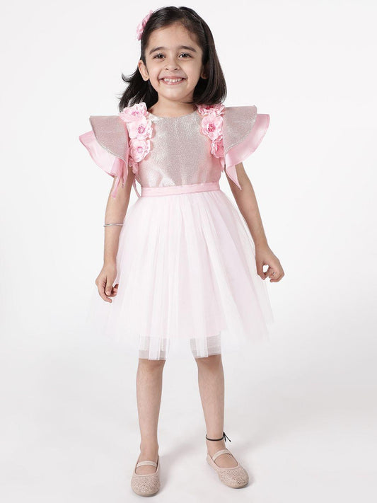 Glitter rose dress