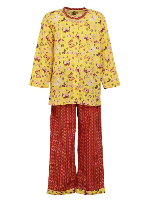 Yellow Butterfly Nightsuit
