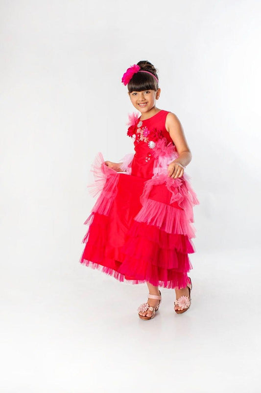 Pink Pinwheel Gown